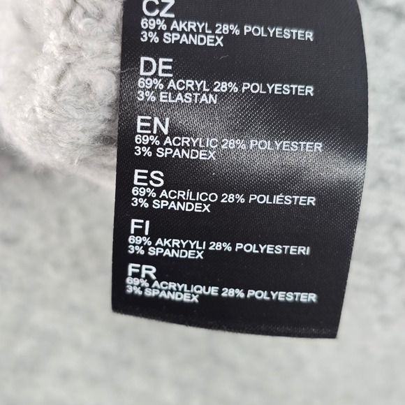 Kuhl Womens Gray Waffle Knit Turtleneck Sweater High Low Hem 4411 XL - Picture 6 of 8